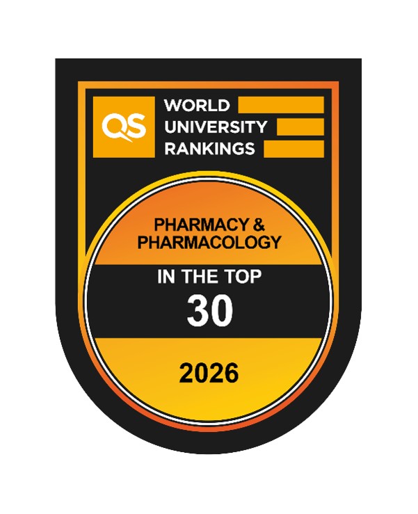 QS World University Rankings - Pharmacy & Pharmacology - Top 30- 2026