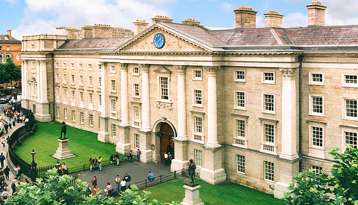Trinity College Dublin front entrance