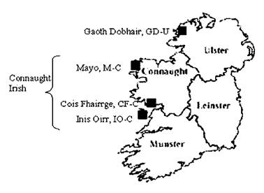 Map of Ireland