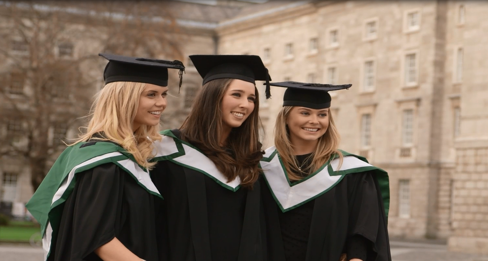 graduates with their uniform