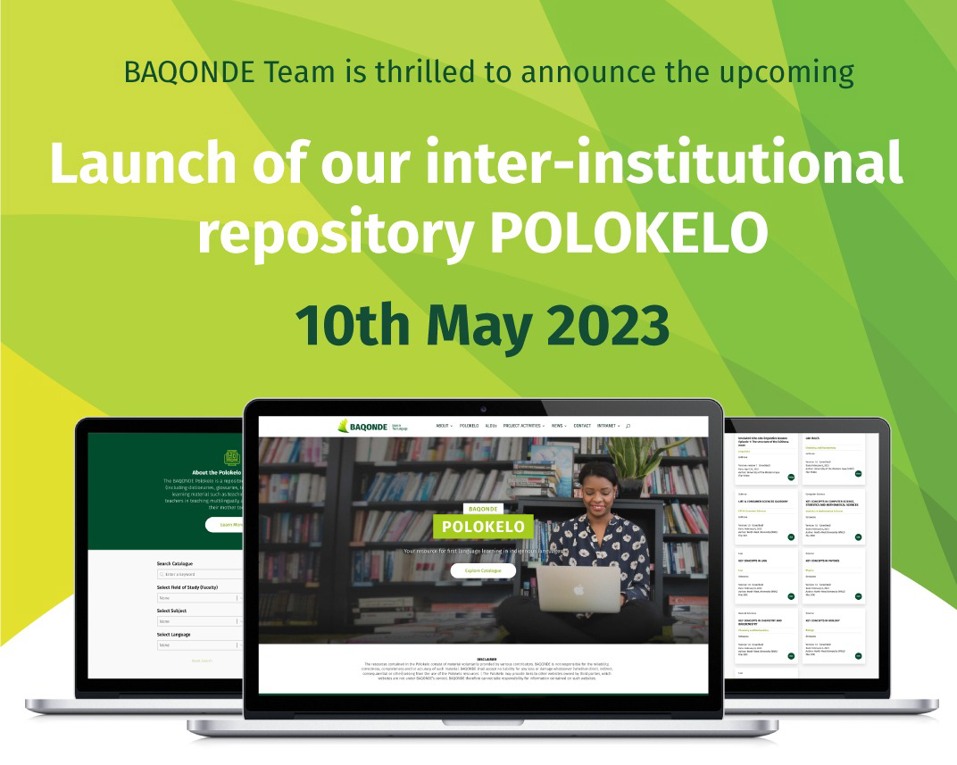 picture of flyer containing inter-institutional repository Polokelo