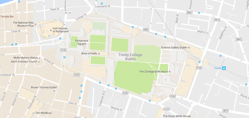 Trinity University Campus Map