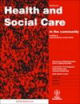 Health and Social Care in the Community - Journal Cover