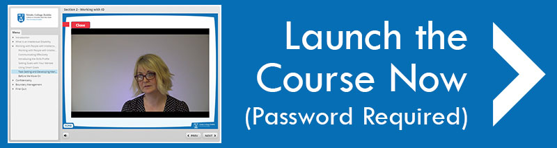 Launch the Course Now - Password Required
