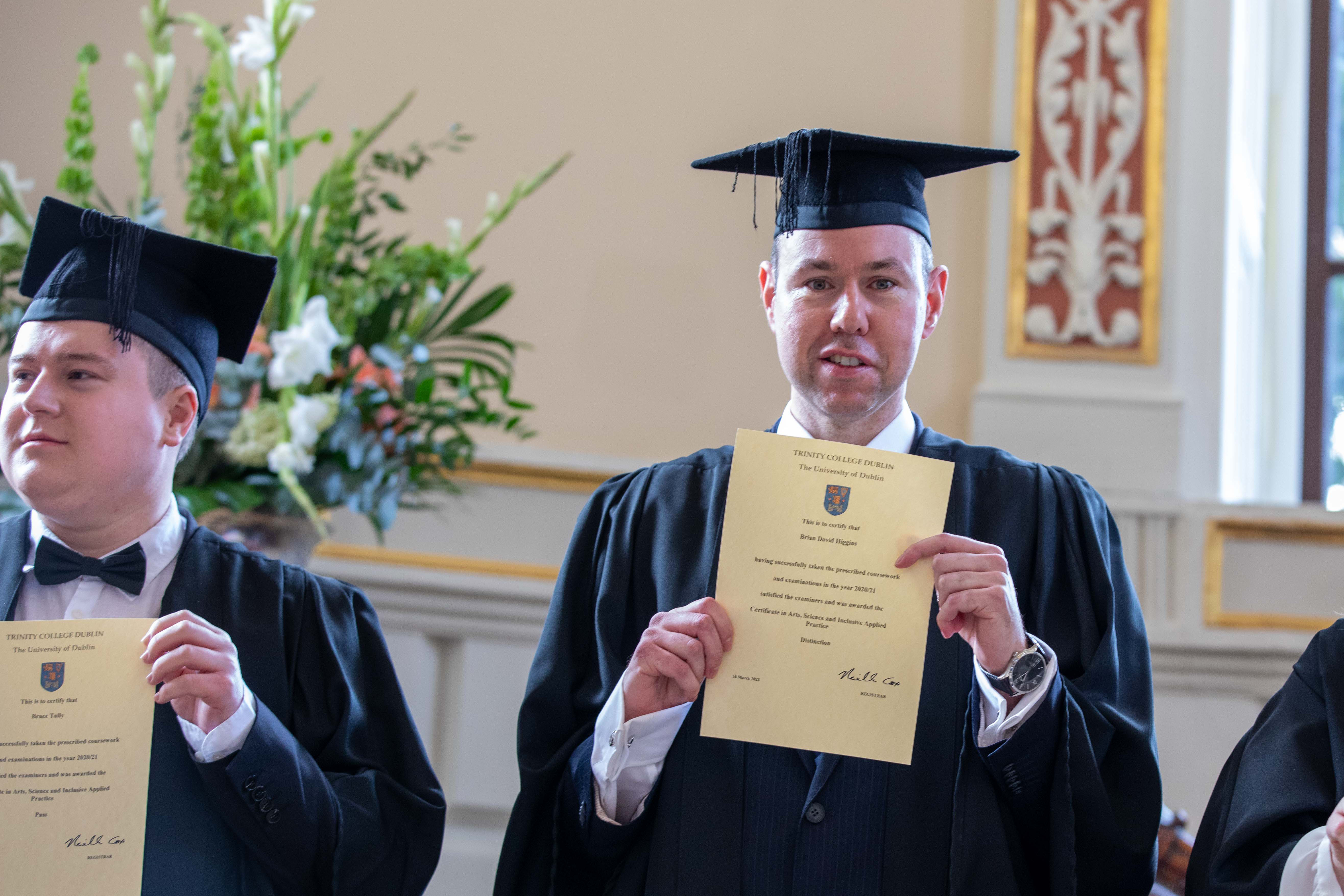 Certificate In Arts Science And Inclusive Applied Practice Graduation 