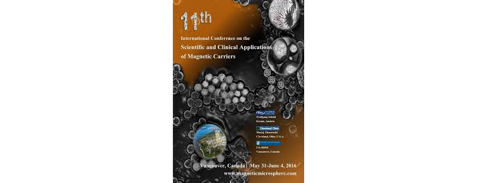 11TH INTERNATIONAL CONFERENCE ON THE SCIENTIFIC AND CLINICAL APPLICATIONS OF MAGNETIC CARRIERS 2016
